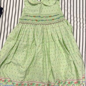 Charming Green Kids Dress